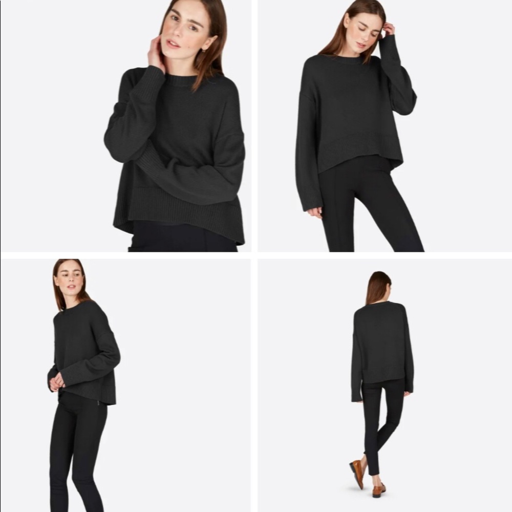 E V E R L A N E The soft cotton square crew/ XL